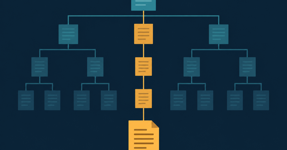 Vectorless RAG: Reasoning Over a Tree, Not Cosine Search